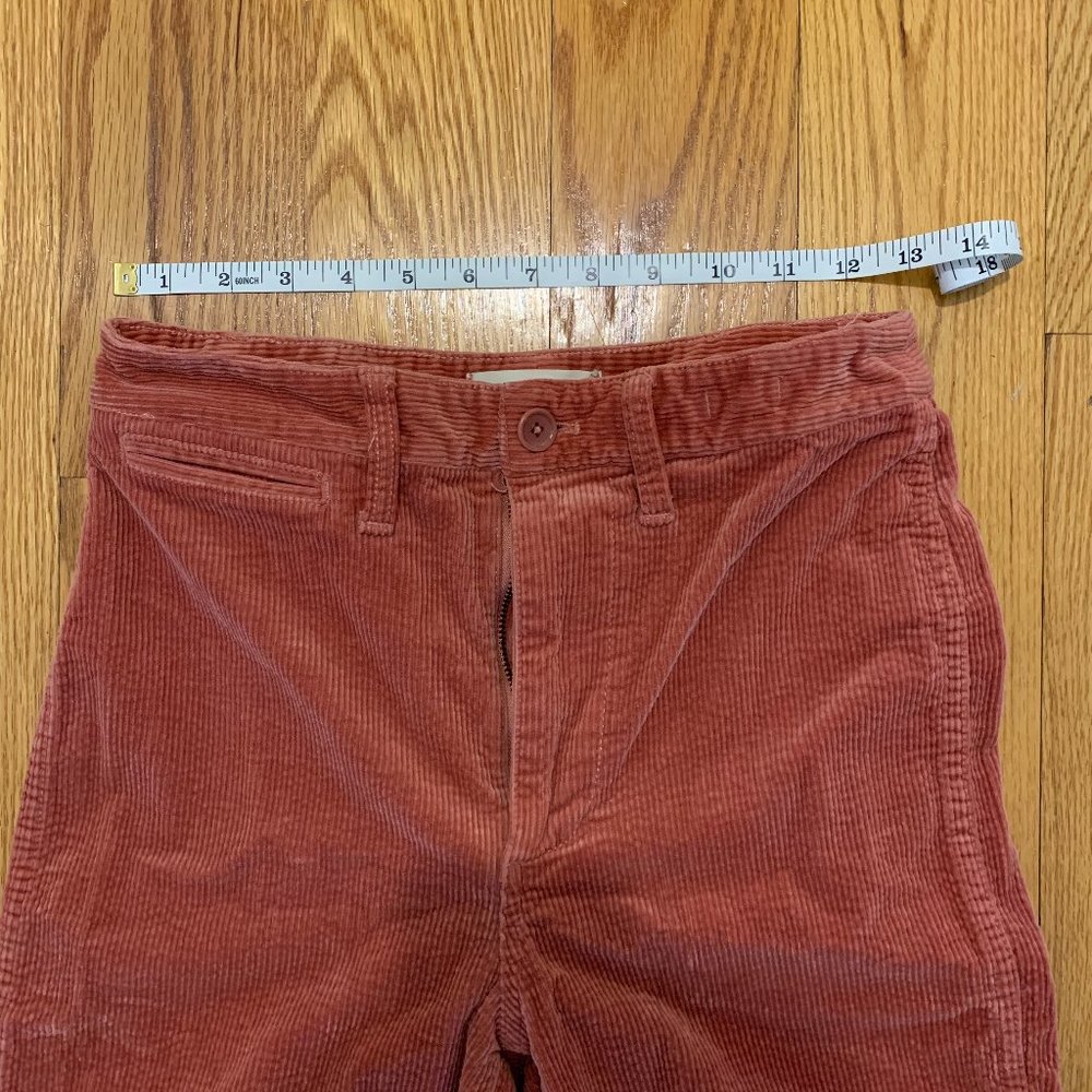Madewell Corduroy Emmett Wide-Leg Crop Pant Size 25